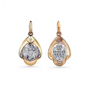 Серебряная подвеска GRIGORIEV с фианитом Г10-20-0075(с)-Ангел Хранитель фото